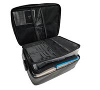 OurLeeme Borsa ignifuga per banconote, contratti, documenti e oggetti di valore, Nero , Tempo libero