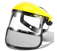 OurLeeme Casco di protezione forestale, protezione da liquidi e schegge per decespugliatore