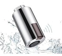 OurLeeme Rubinetto Intelligente con Sensore, Caricatore USB, Senza Contatto, Adattatore per Rubinetto, Argento, Metallo, M24