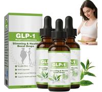 Ourlyard GLP-1 Health Boost Drops, Ourlyard GLP-1 Boost Drops, Professional Lercea Drop, Gocce di energia organica GLP-1, supporto immunitario ed energetico intestinale e digestivo (3 pezzi)