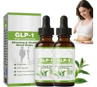 Ourlyard GLP-1 Health Boost Drops, Ourlyard GLP-1 Boost Drops, Professional Lercea Drop, Gocce di energia organica GLP-1, supporto immunitario ed energetico intestinale e digestivo (2 pezzi)