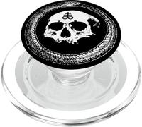 Ouroboros con cranio dentro Occulto Leviatano Croce Satanica PopSockets PopGrip per MagSafe