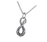 Ouroboros - Elegante collana a serpente in acciaio inox, accessorio per il collo, stile gotico moderno, Misura unica, come descritto, come descritto