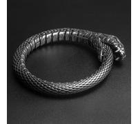 Ouroboros Serpente Chirurgico Acciaio Magnetico Orecchio Peso Lobo Spessori