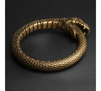 Ouroboros Serpente Oro PVD Magnetico Orecchio Peso Lobo Spessori Dilatatori
