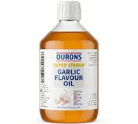 OURONS 500ml di Olio aromatizzato all’Aglio per Esche da Pesca | Olio all'aglio concentrato; bagna boilies e pellet o aggiungi alla pastura - forte diffusione