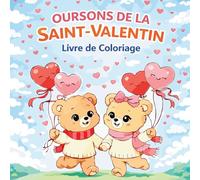 Oursons de la Saint-Valentin - Livre de coloriage