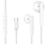 OURWORTL Cuffie USB-C cablate per iPhone 17/16/16e/15 Pro Max, auricolari Hi-FI stereo USB C con microfono e controllo del volume per iPad, Galaxy S24/S23, Google Pixel
