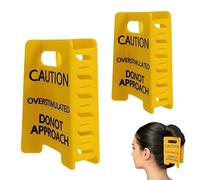 OuryTech Fermagli per Capelli, 2 Pezzi Fermaglio Capelli Grande e Clip, Divertente Fermaglio Donna per Capelli Spessi, Accessori per Capelli Giallo Regalo (11 x 7.5 cm e 8 x 5.5 cm)