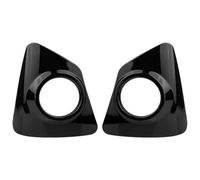 OUSDUO Copertura per Fendinebbia Cornice Copri-Faro Fendinebbia Anteriore Sinistro Destro per Auto per Toyota per Corolla S 2014 2015 2016 Parti di Ricambio Nero Lucido (1pair)