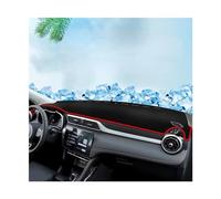 OUSDUO Coperture Cruscotto per MG ZS MGZS 2017 2018 2019 2020 2021 2022 2023 Auto Cruscotto Copertura Tappetini Tenda da Sole Pad Tappeti Anti-UV Caso(LHD Red)