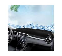OUSDUO Coperture Cruscotto per MG ZS MGZS 2017 2018 2019 2020 2021 2022 2023 Auto Cruscotto Copertura Tappetini Tenda da Sole Pad Tappeti Anti-UV Caso(LHD Black)