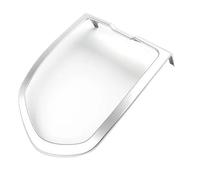 OUSDUO Cornice Coprifaro Anteriore ABS Per Macan Per Panamera Per Cayenne 2011-2019 Adesivi Con Guida A Sinistra E Guida A Destra(Sliver)