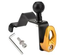 OUSDUO Supporto Anteriore Modificato Per Telefono Cellulare Con Gancio Di Fissaggio E Navigatore Per Zontes ZT150D 125M 150M 350D 350M 310M(Giallo)
