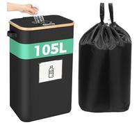 OUSFOT Contenitore per pegni, 105L Raccoglitore di Bottiglie con Coperchio per cucina Adatto per il Riciclo di Contenitore Plastica, Bottiglie di Vetro, Bottiglie di Acqua Minerale Vuota