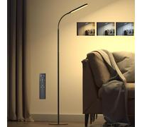 OUSFOT Lampada da Terra LED Dimmerabile170CM Lampada da Pavimento 3000-4000-6000K Touch e Telecomando Collo D'oca Regolabile Piantana LED per Camera da Letto Soggiorno Ufficio