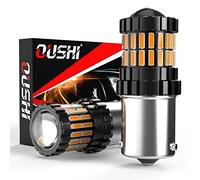 OUSHI BAU15S PY21W Lampadine LED, Canbus Giallo Ambrato 2600Lm, Lampadina 7507 Luce Di Retromarcia Luce Freno Posteriore Luce Posizione Fanale Posteriore Indicatori Direzione (2 Pezzi)