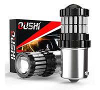 OUSHI BAU15S PY21W Lampadine LED, Canbus Rosso 2600Lm, Lampadina 7507 Luce Di Retromarcia Luce Freno Posteriore Luce Posizione Fanale Posteriore Indicatori Direzione (2 Pezzi)