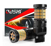 OUSHI T20 7440 Lampadina LED, Canbus WY21W 7440NA W21W 7441 4000LM 12V-24V 21W Solo Sostituzione Per Indicatore Di Direzione LED, Giallo Ambra (confezione da 2)