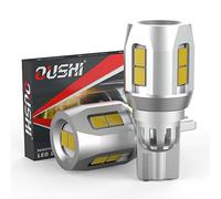 OUSHI W16W T15 LED Lampadine, Canbus Senza Errori 921 912 902 904 906 10 X 2835 SMD 12V 6500K Xenon White Luce Retromarcia a LED (Confezione da 2)
