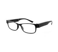 OuShiun Occhiali con Luce LED Ricaricabile & Lenti Anti-Luce Blu, Visione Chiara Ingrandimento Unisex, 3.0