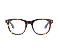 OuShiun Occhiali da lettura con blocco della luce blu, Occhiali da lettura alla moda per uomo e donna con cerniera a molla, Comodi occhiali da lettura quadrati con protezione UV (Tartaruga 3.0+)