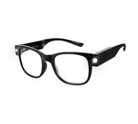 OuShiun Occhiali da Lettura con Luci LED Occhiali Intelligenti Ricaricabili per Lavoro Hobby Lettura per Uomo Donna Anziani (2.0X)