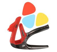 OUSIKA 1 Set Guitar Capo Sintonizzatore for chitarra elettrica Bass Picks Accessori for basso Ukelele Pick Capo acustico Chitarra classica Capo Fornitura for chitarra folk Chitarra semplice Capo Guita