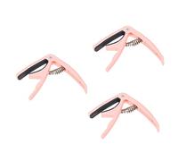OUSIKA 3pcs Bass Fast Universal Ukulele Electric Mandolin Electirc e Change Banjo Tuner Accessori Chitarre Clip-on - Sostituzione sostitutiva su rosa for Ukulel in stile metal acustico Chitarre