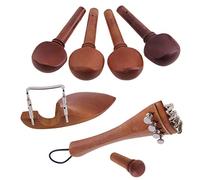 OUSIKA 4/4 Dimensioni Violino Set di Accordatura Fine Mentoniera Coda Chiodo Coda Corda Vite Cordiera Accessori for violino Professionale Accordatori