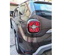 OUSIKA ABS, Cornice Decorativa Fanale Posteriore per Auto 2 Pezzi, Copertura Protettiva, Accessori Decorazioni Esterne, per Renault Dacia Duster 2018-2021