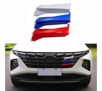 OUSIKA ABS, Striscia Rivestimento Griglia Anteriore Dell'auto, Copertura Protettiva Griglia 3D, Accessori Decorazione Modifiche Esterne, per Hyundai Tucson 2021 2022