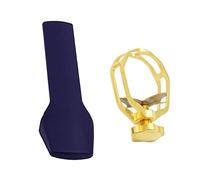 OUSIKA Accessori for sassofono Clip for sassofono Legatura in metallo Legatura for bocchino con clip di fissaggio for sax a vite singola Bocchini