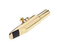 OUSIKA Accessori for sassofono Sassofono tenore professionale Sax Sassofono Bocchino in metallo Placcatura in oro Accessori for bocchette for sax Bocchini (Color : Size 8)