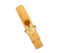 OUSIKA Accessori for sassofono Sassofono tenore si bemolle placcato oro Bocchino for sax Legatura for cappuccio 5.6.7.8.9.10 Deflettore dritto a camera media Bocchini (Color : 6)