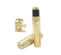 OUSIKA Accessorio for strumento sassofono Bocchino for sassofono contralto Bocca for sax in metallo placcato oro for musica jazz classica Bocchini (Color : 7C)