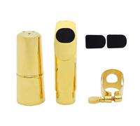 OUSIKA Accessorio for strumento sassofono Placcatura in oro Bocchino for sassofono acuto Kit di parti for bocchino for sax in metallo Bocchini (Color : 5C)