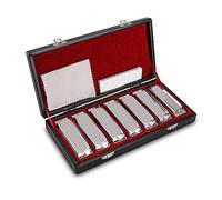 OUSIKA armonica Armonica a 10 fori Armonica diatonica a 10 fori Set di 7 melodie/12 melodie Armonica Armonica (Color : 7 tone set)