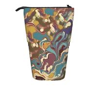 OUSIKA Astuccio in piedi Romano Art astuccio carino astuccio telescopico portapenne pop up portapenne borsa trucco per Natale vacanza regalo, Nero , Taglia unica, Portamonete
