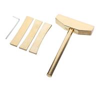 OUSIKA Basso elettrico Basso elettrico Basso elettrico Capotasto for chitarra 1 set di strumenti for la riparazione dei tasti della chitarra Fret Press Caul con inserti Pressing Tool Basso elettrico C