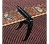 OUSIKA Capotasto for chitarra classica Acoustic Quick-Change-Clamp universale in lega di alluminio for chiave in metallo Chitarre (Color : Schwarz)