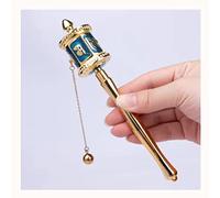 OUSIKA Ciondolo con decorazione da parete Nodo cinese, Rame buddista tibetano tenuto in mano premium tibetano Fatto a mano con scorrimento del mantra, Scritture religiose del Buddha for la benedizione