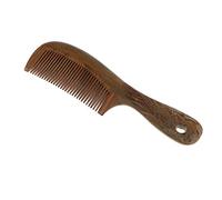OUSIKA Comb Hair Care Hair Comb Professional Hair Comb Handmade Wooden Hair Comb Brush with Handle Home Salon Hair Cutting Comb Hair Brush (Color : Fine Tooth)