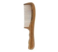 OUSIKA Comb Hair Care Wooden Hair Comb, Wide/Fine Tooth Comb, Wavy Handle Scalp Massage Comb Hair Cutting Comb Styling Tools Hair Brush (Color : Fine Teeth)