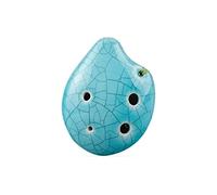 OUSIKA Ocarina Ocarina Strawfire a 6 fori Strumento musicale Ocarina in ceramica con scatola e cordino con perline Bellissima Ocarina for regalo for principianti Flauto (Color : A)