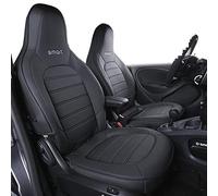 OUSIKA Pelle, Set di Coprisedili per Auto da 2 Pezzi, Per Smart 453 Fortwo, Cuscino Traspirante Sedile Anteriore, Rivestimento Protettivo Antiscivolo, Accessori Decorazione di Interni,b