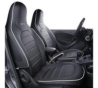 OUSIKA Pelle, Set di Coprisedili per Auto da 2 Pezzi, per Smart 453 Fortwo, Cuscino Traspirante Sedile Anteriore, Rivestimento Protettivo Antiscivolo, Accessori Decorazione di Interni,c