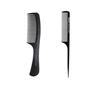 OUSIKA Pettine for la cura dei capelli 2 pezzi Pettine for acconciature Set di pettini for capelli a denti fini, Pettine for acconciature for capelli ricci lunghi e lisci corti, Spazzola for capelli n
