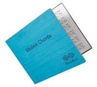 OUSIKA Poster musicali Poster musicali Guida Tabella di apprendimento Ukulele Chord Practice Chart Ukulele Kids Ukulele Fingering Guide Chart for Practice Blue Ukulele Capo Chart Poster musicale Poste