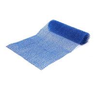 OUSIKA Spazzole da bagno e for il corpo ， Net Bath Body Scrub Long Net Shower Body Scrubber Back Scrubber Skin Smoother Beauty Bath Wash Bagno (Color : Blue)